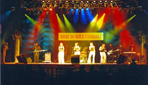 A Band Performing at Ice Rink, Al Nast Leisureland, Dubai