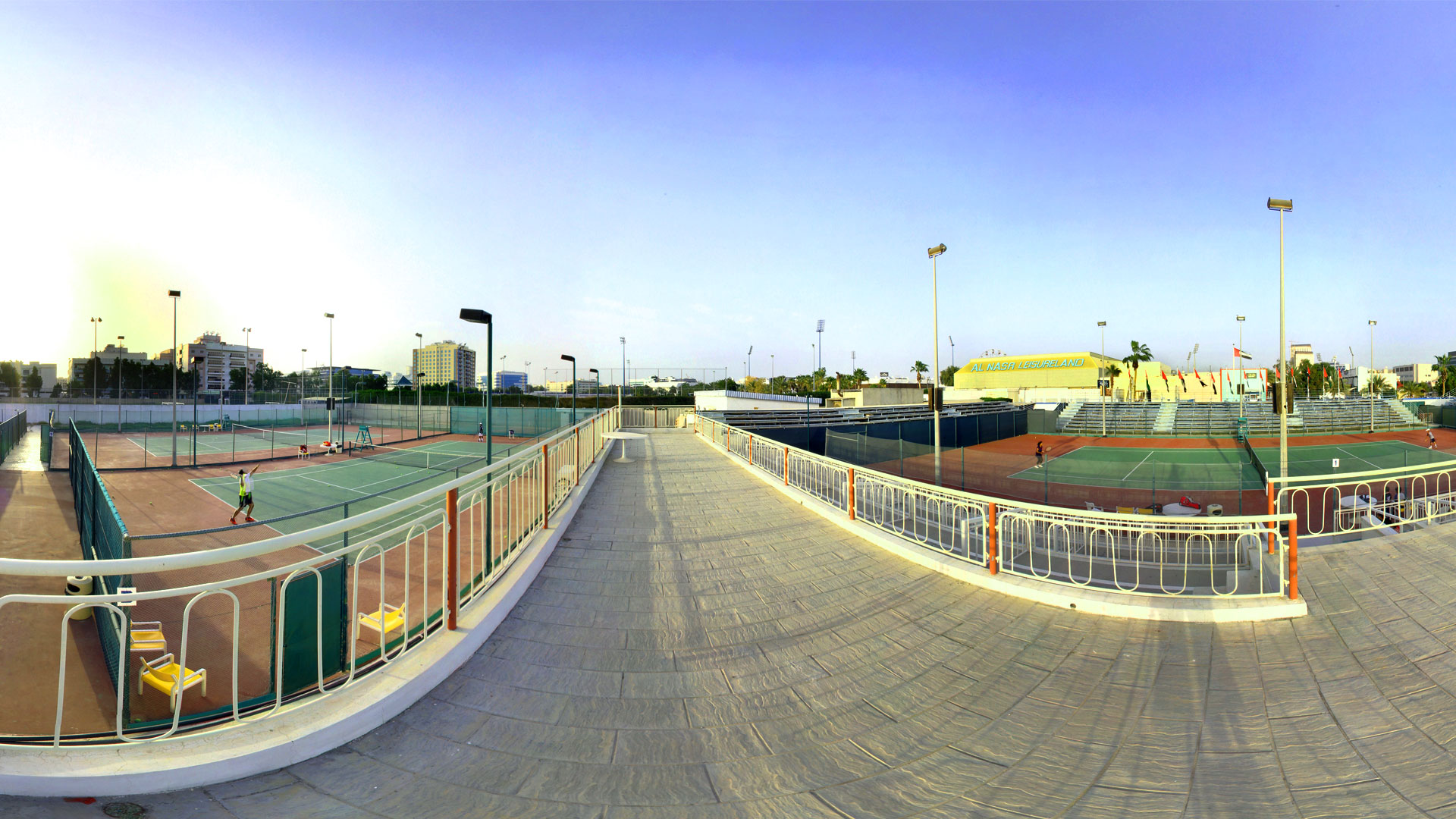 Tennis Court at Al Nasr Leisureland Dubai